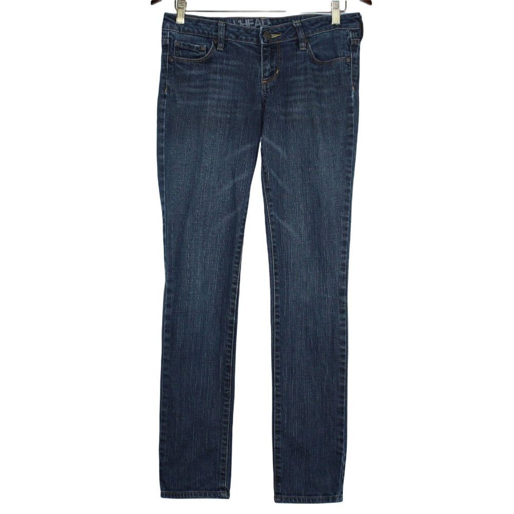 Bullhead Hermosa Blue Jeans  mid rise super skinny Juniors size 9